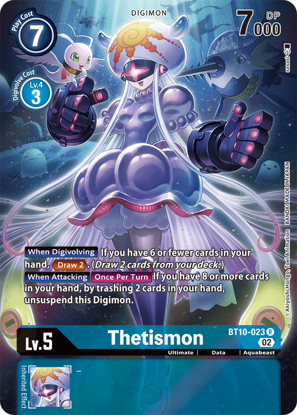 Thetismon [BT10-023] (Alternate Art) [Xros Encounter] | The Gaming-Verse