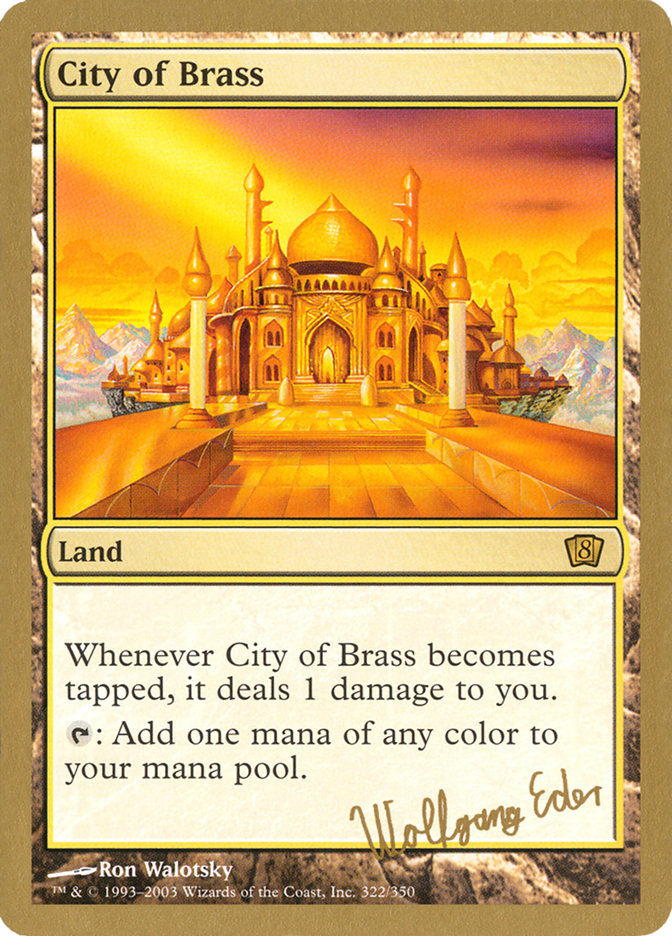 City of Brass (Wolfgang Eder) [World Championship Decks 2003] | The Gaming-Verse