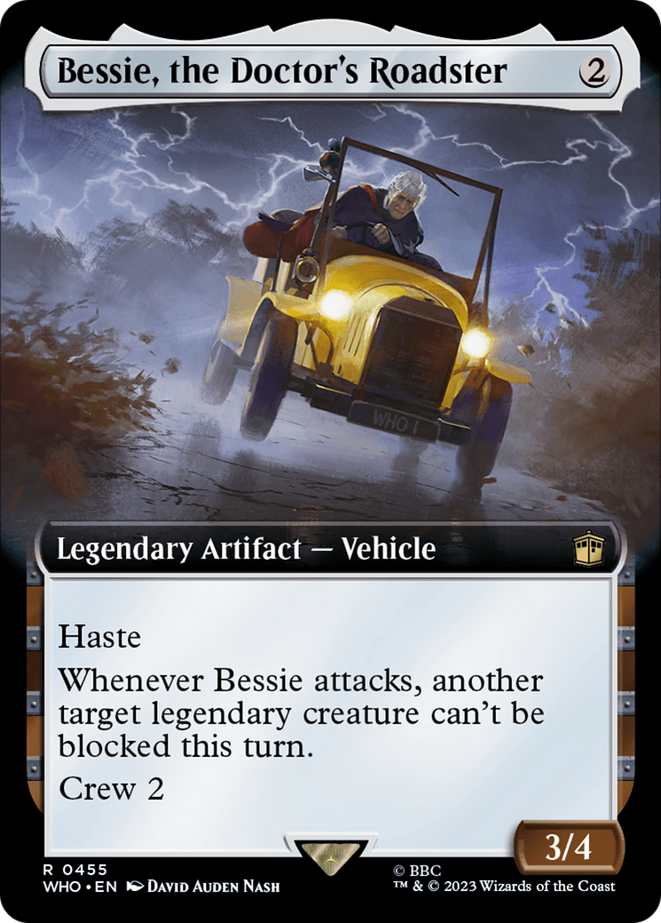 Bessie, the Doctor's Roadster (Extended Art) [Doctor Who] | The Gaming-Verse