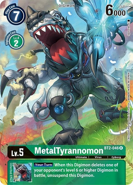 MetalTyrannomon [BT2-046] (Alternate Art) [Dimensional Phase] | The Gaming-Verse