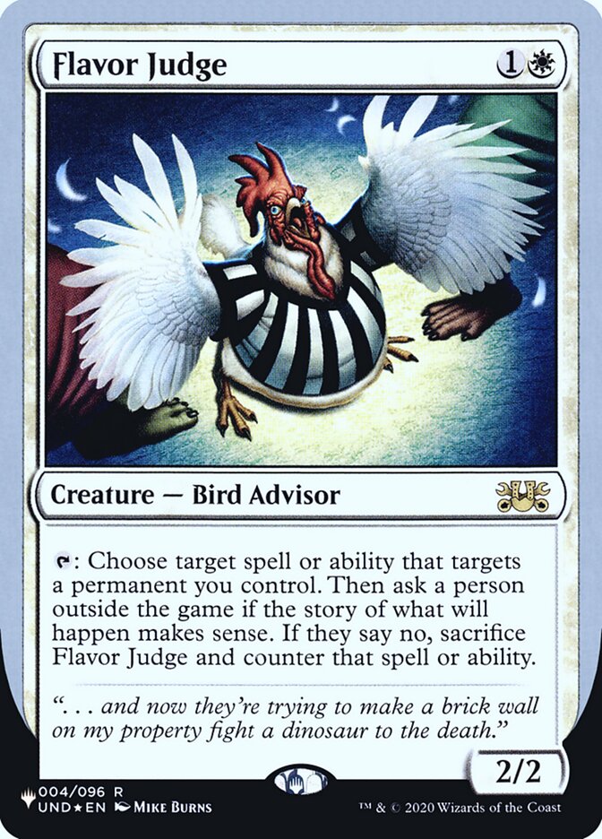 Flavor Judge (Unfinity Foil Edition) [The List] | The Gaming-Verse