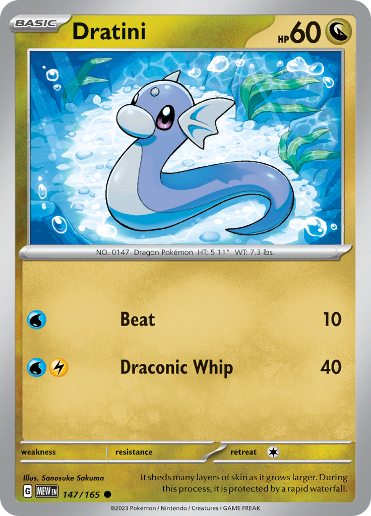 Dratini (147/165) [Scarlet & Violet: 151] | The Gaming-Verse