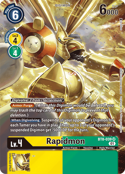 Rapidmon [BT8-039] (Alternate Art) [New Awakening] | The Gaming-Verse