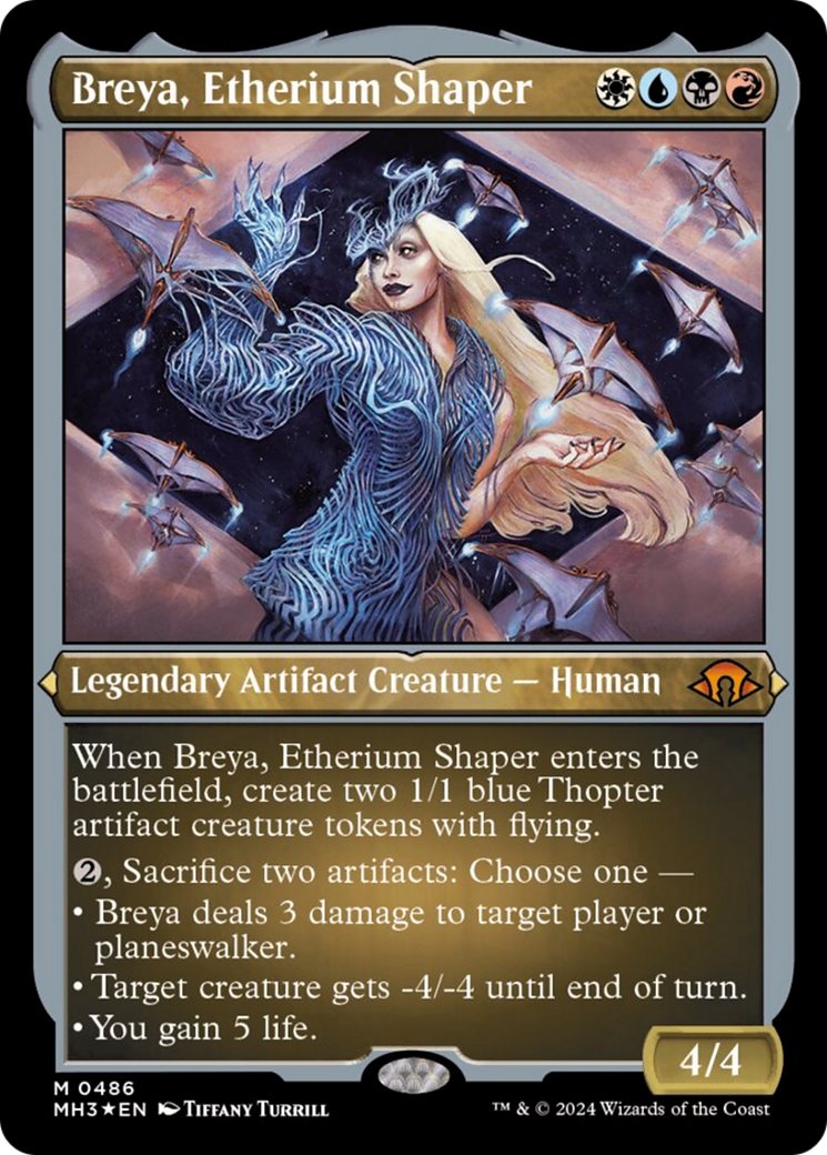 Breya, Etherium Shaper (Foil Etched) [Modern Horizons 3] | The Gaming-Verse