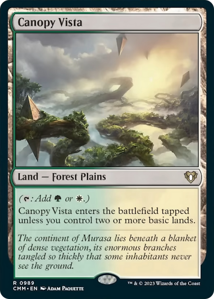 Canopy Vista [Commander Masters] | The Gaming-Verse