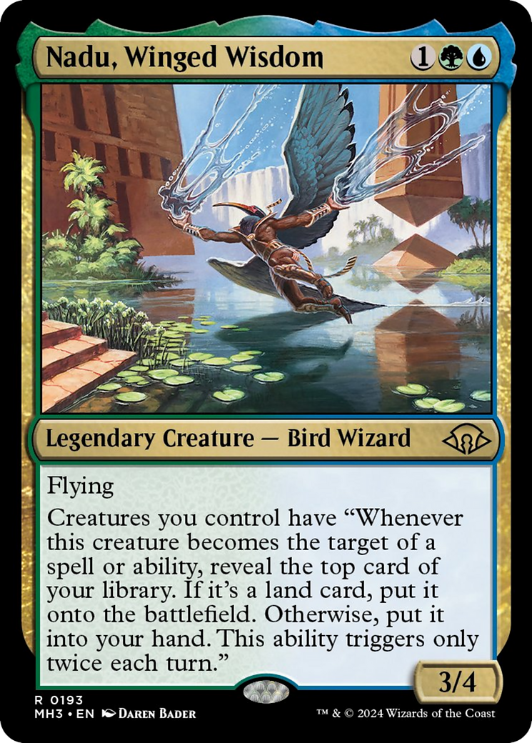 Nadu, Winged Wisdom [Modern Horizons 3] | The Gaming-Verse