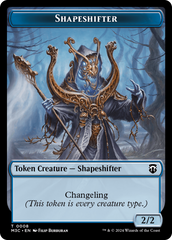 Dragon // Shapeshifter (0008) Double-Sided Token [Modern Horizons 3 Commander Tokens] | The Gaming-Verse