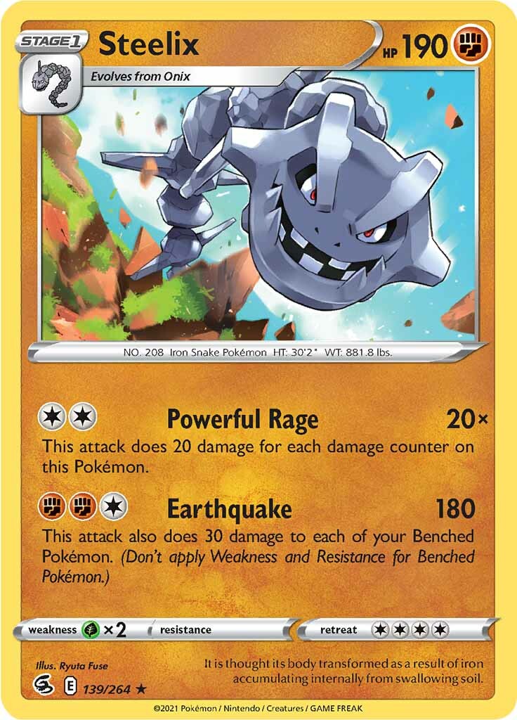 Steelix (139/264) [Sword & Shield: Fusion Strike] | The Gaming-Verse