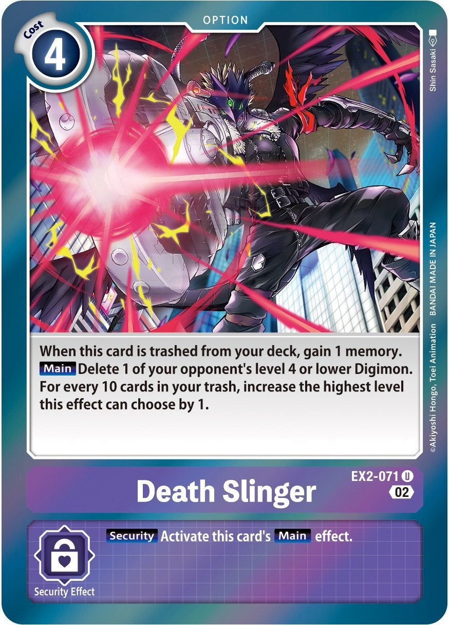 Death Slinger [EX2-071] (Alternate Art) [Starter Deck: Beelzemon Advanced Deck Set] | The Gaming-Verse