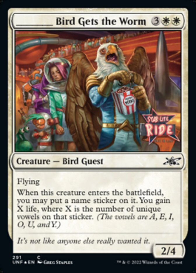 _____ Bird Gets the Worm (Galaxy Foil) [Unfinity] | The Gaming-Verse