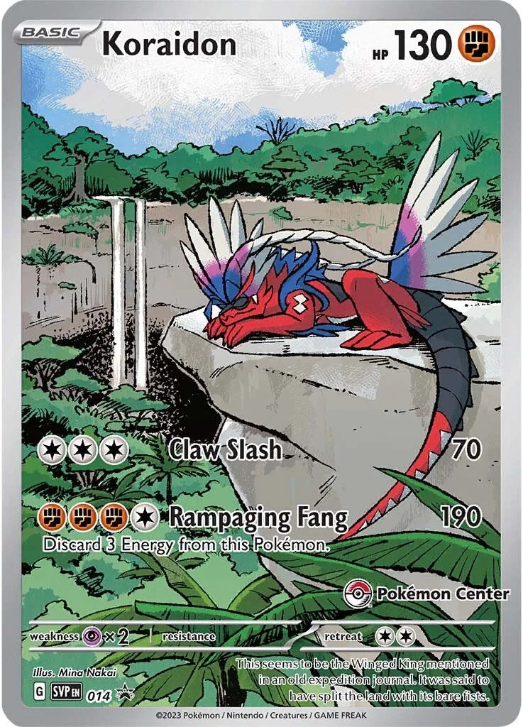 Koraidon (124/198) (Pokemon Center Exclusive) [Scarlet & Violet: Black Star Promos] | The Gaming-Verse