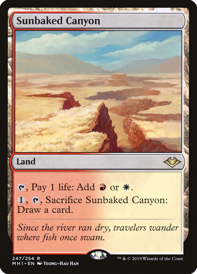 Sunbaked Canyon [Modern Horizons] | The Gaming-Verse