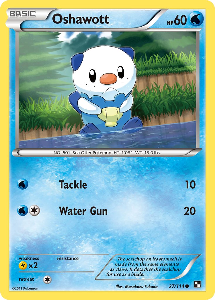 Oshawott (27/114) [Alternate Art Promos] | The Gaming-Verse