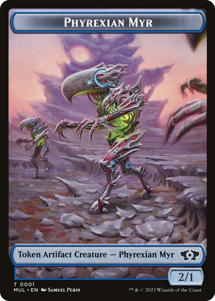 Phyrexian Myr // Phyrexian Hydra (11) Double-Sided Token [March of the Machine Tokens] | The Gaming-Verse