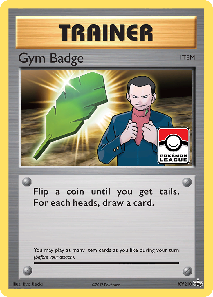 Gym Badge (XY210) (Giovanni) [XY: Black Star Promos] | The Gaming-Verse