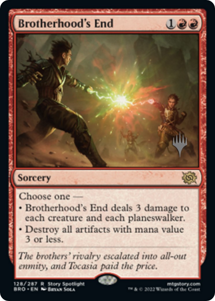 Brotherhood's End (Promo Pack) [The Brothers' War Promos] | The Gaming-Verse