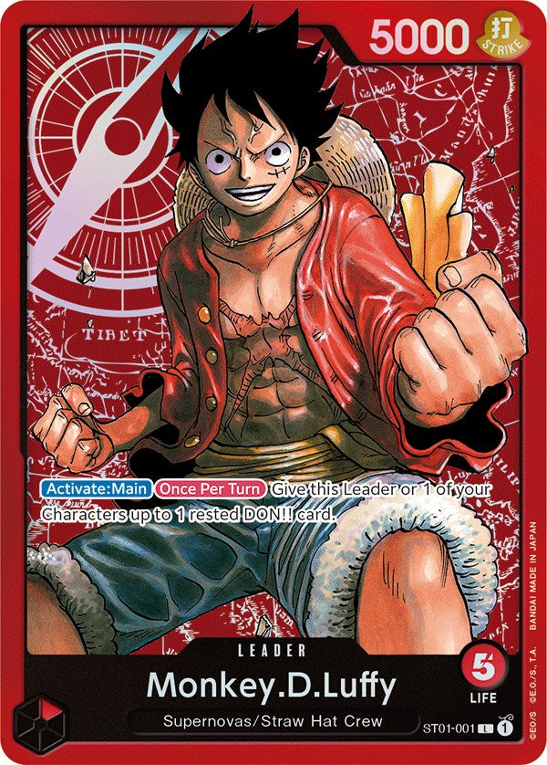 Monkey.D.Luffy (001) [Starter Deck: Straw Hat Crew] | The Gaming-Verse