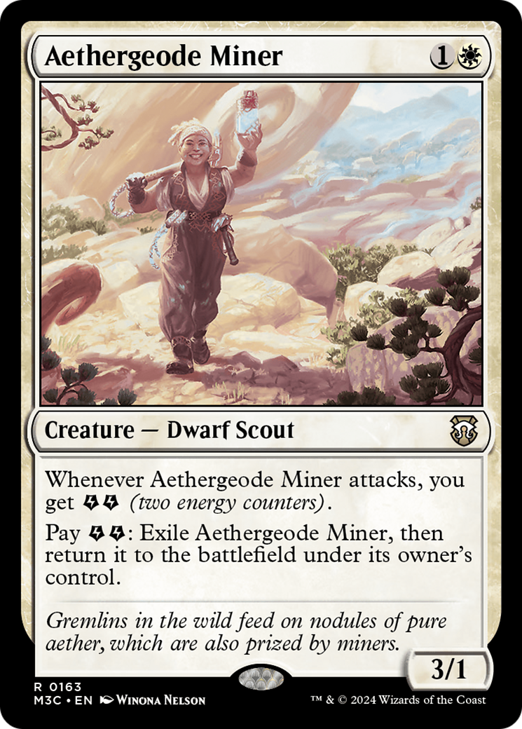 Aethergeode Miner [Modern Horizons 3 Commander] | The Gaming-Verse