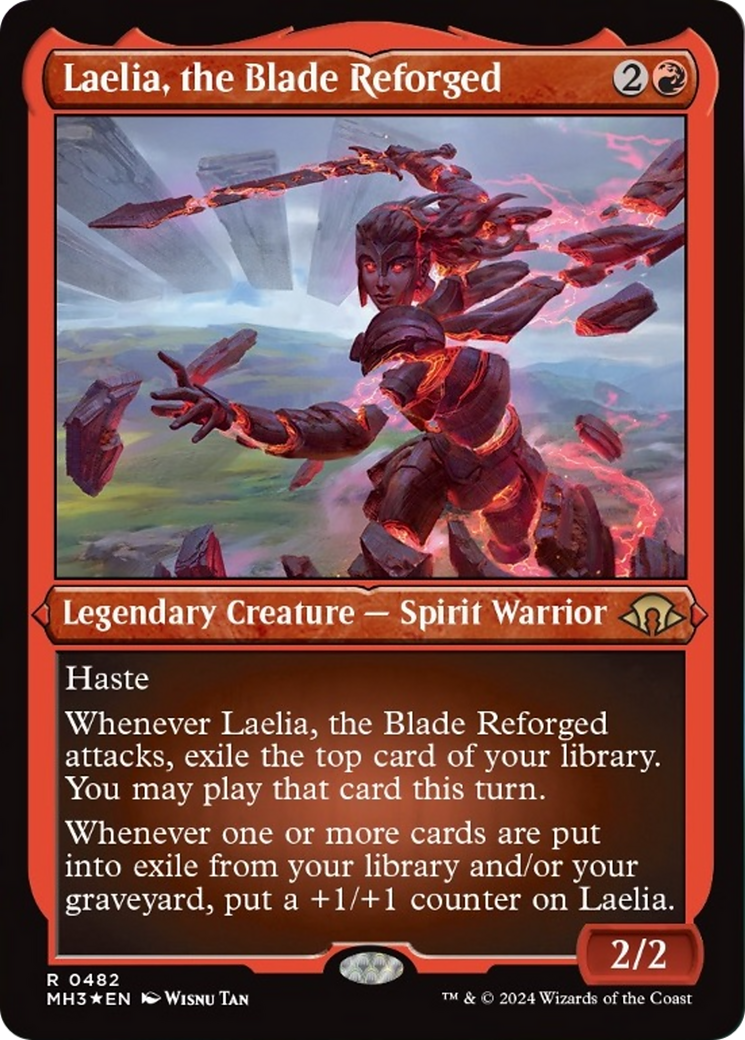 Laelia, the Blade Reforged (Foil Etched) [Modern Horizons 3] | The Gaming-Verse