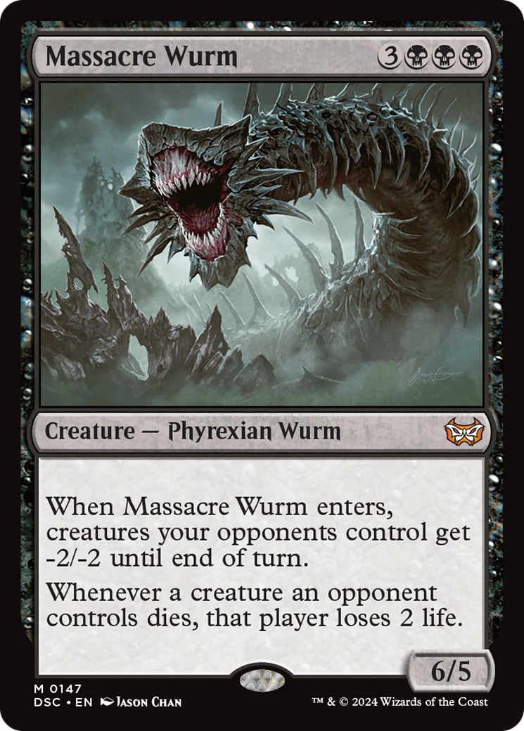 Massacre Wurm [Duskmourn: House of Horror Commander] | The Gaming-Verse