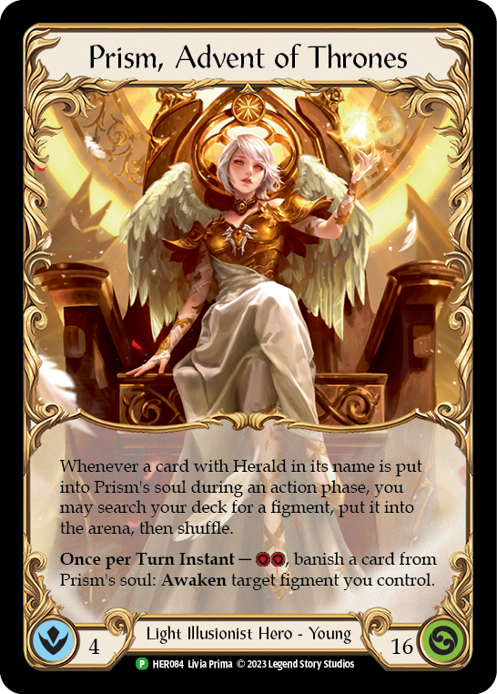 Prism, Advent of Thrones [HER084] (Promo)  Cold Foil | The Gaming-Verse