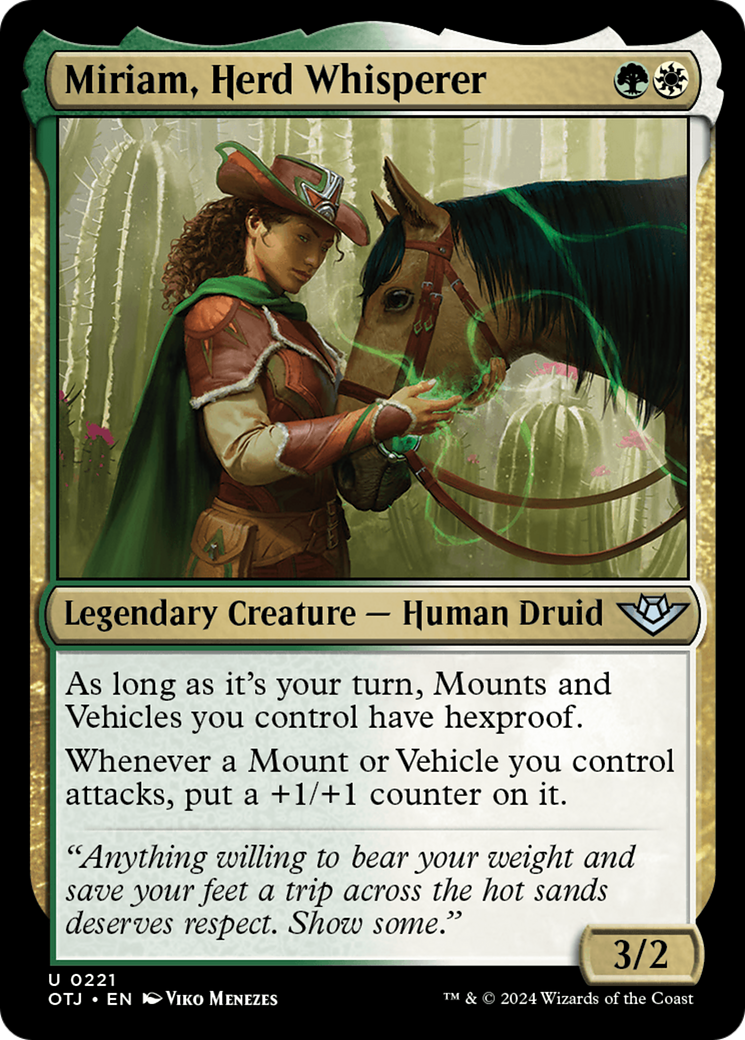 Miriam, Herd Whisperer [Outlaws of Thunder Junction] | The Gaming-Verse