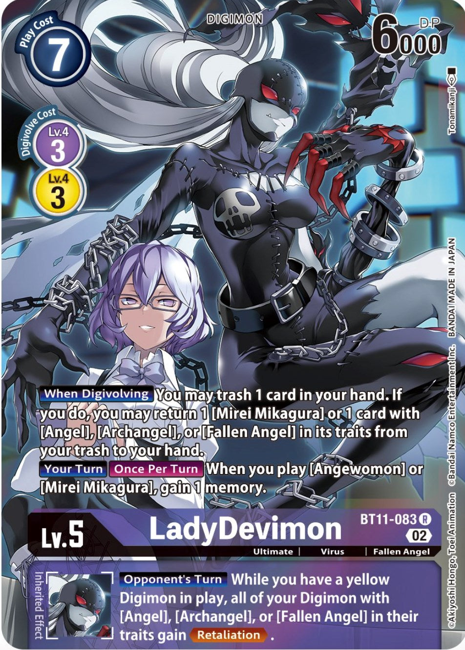 LadyDevimon [BT11-083] (Alternate Art) [Dimensional Phase] | The Gaming-Verse