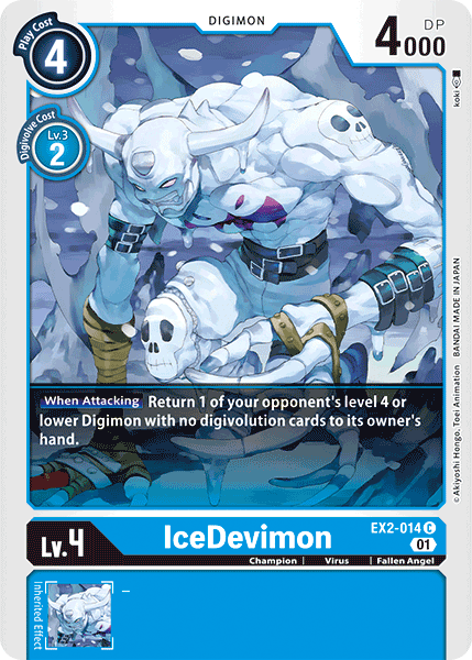 IceDevimon [EX2-014] [Digital Hazard] | The Gaming-Verse