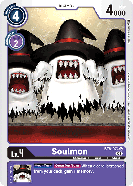 Soulmon [BT8-074] [New Awakening] | The Gaming-Verse