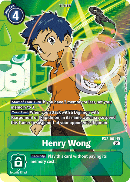 Henry Wong [EX2-061] (Alternate Art) [Digital Hazard] | The Gaming-Verse