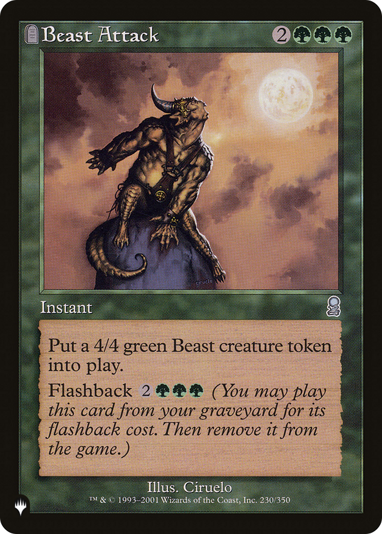 Beast Attack [The List Reprints] | The Gaming-Verse