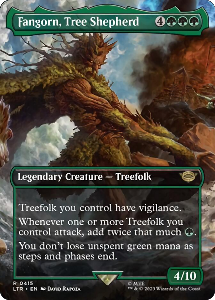 Fangorn, Tree Shepherd (Borderless Alternate Art) [The Lord of the Rings: Tales of Middle-Earth] | The Gaming-Verse