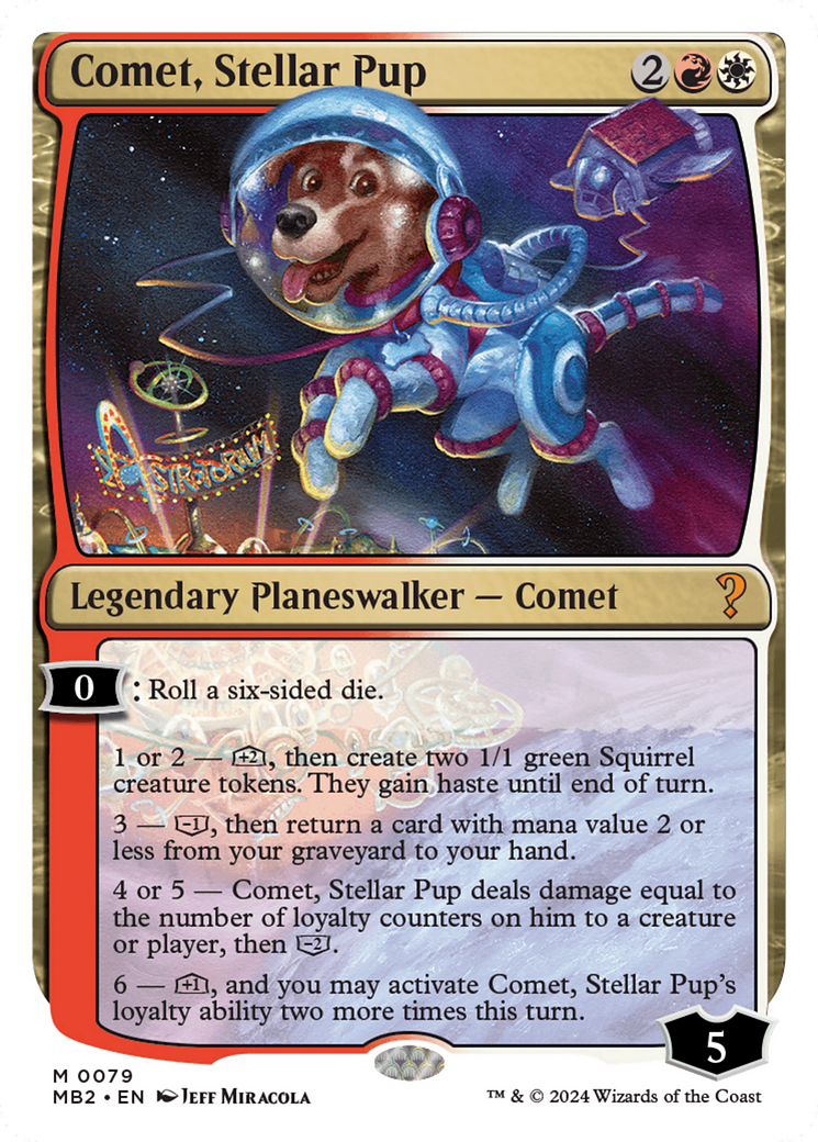 Comet, Stellar Pup [Mystery Booster 2] | The Gaming-Verse