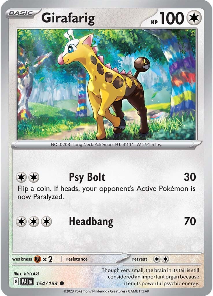 Girafarig (154/193) [Scarlet & Violet: Paldea Evolved] | The Gaming-Verse