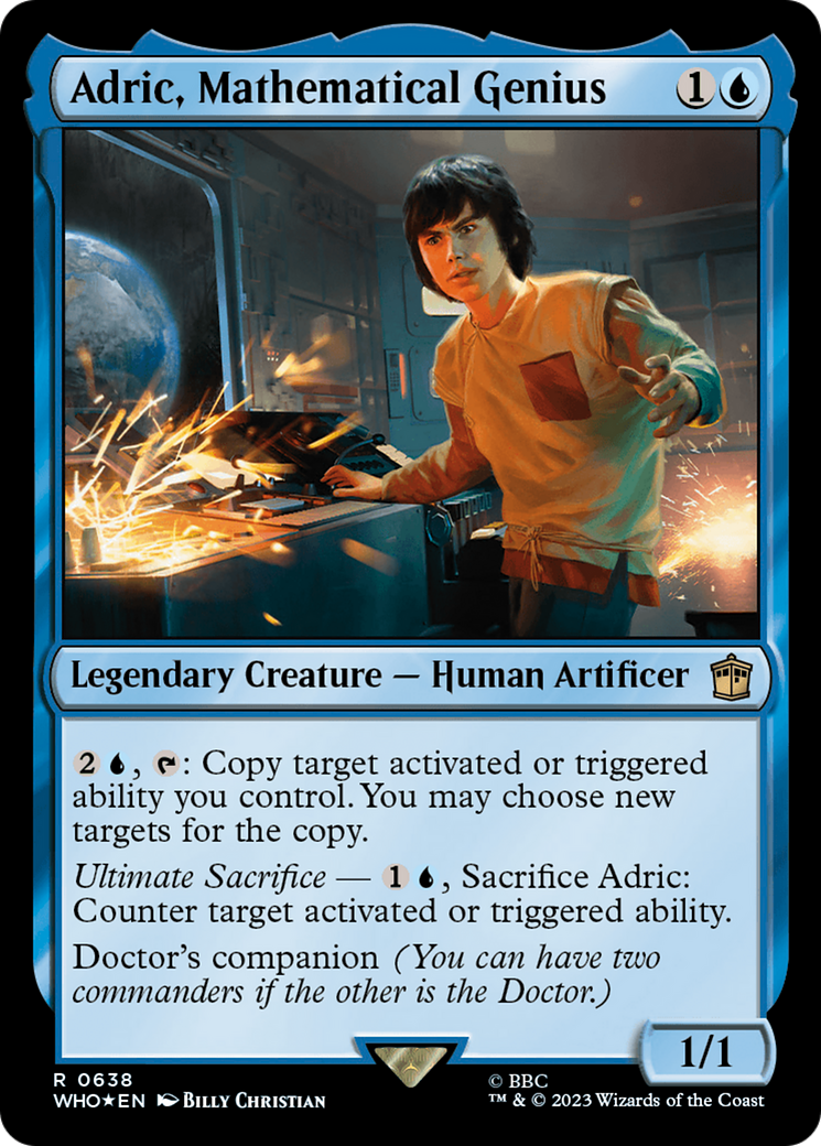 Adric, Mathematical Genius (Surge Foil) [Doctor Who] | The Gaming-Verse