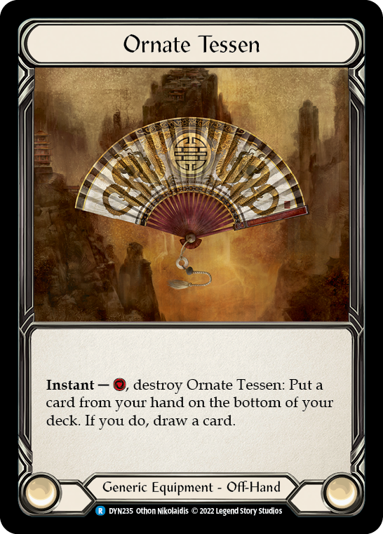 Ornate Tessen [DYN235] (Dynasty)  Rainbow Foil | The Gaming-Verse