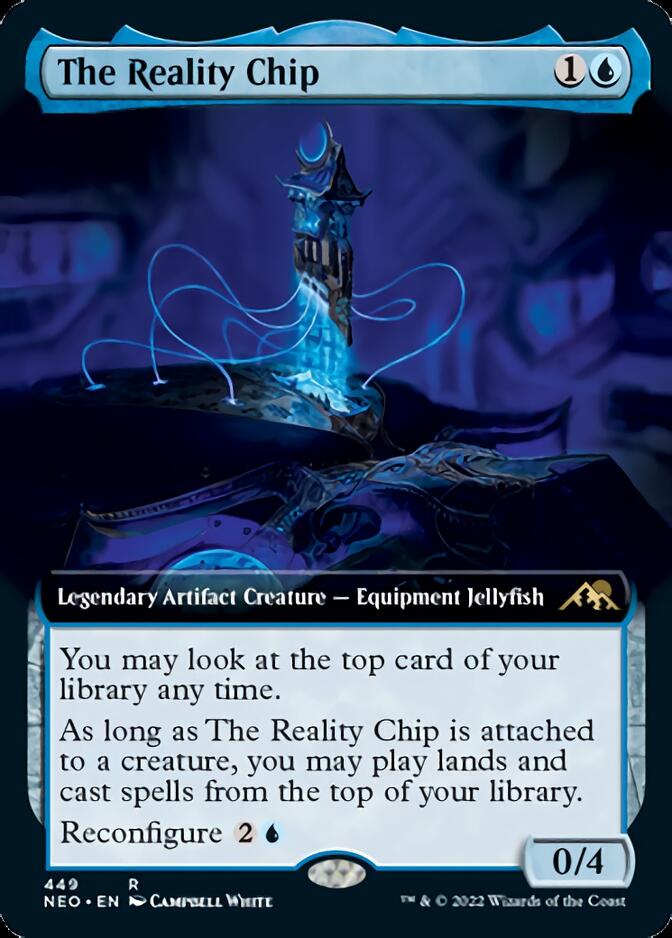 The Reality Chip (Extended Art) [Kamigawa: Neon Dynasty] | The Gaming-Verse