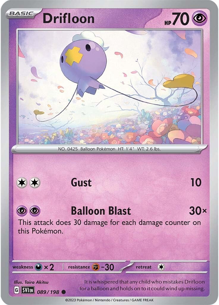 Drifloon (089/198) [Scarlet & Violet: Base Set] | The Gaming-Verse