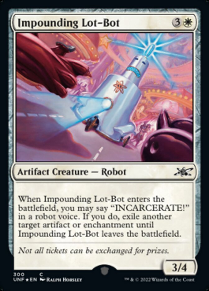 Impounding Lot-Bot (Galaxy Foil) [Unfinity] | The Gaming-Verse