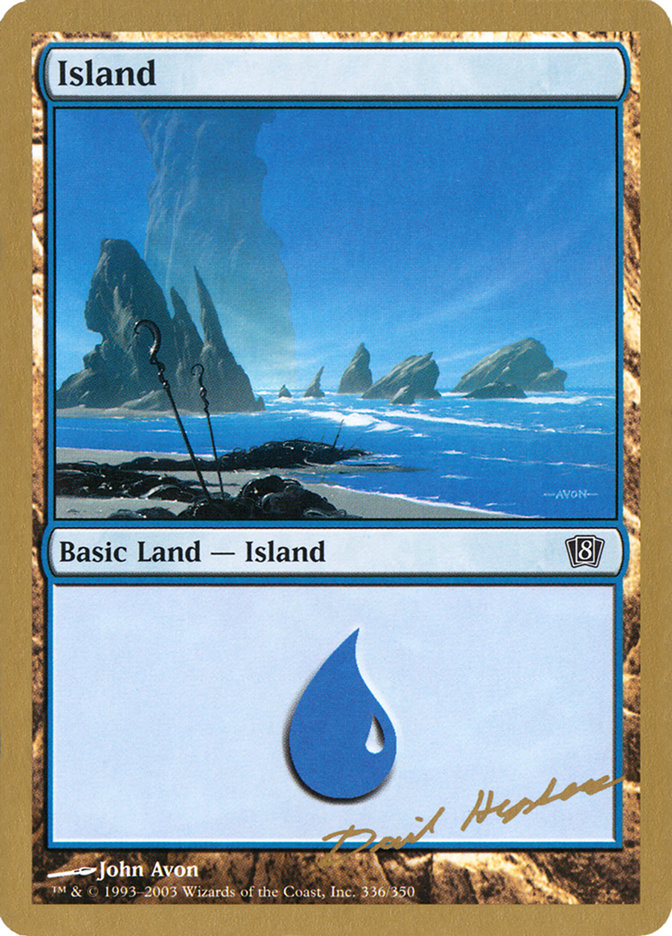 Island (dh336) (Dave Humpherys) [World Championship Decks 2003] | The Gaming-Verse