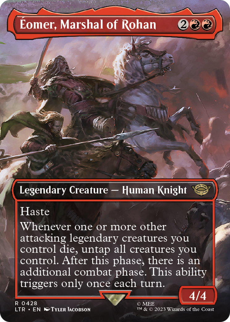 Eomer, Marshal of Rohan (Borderless Alternate Art) [The Lord of the Rings: Tales of Middle-Earth] | The Gaming-Verse