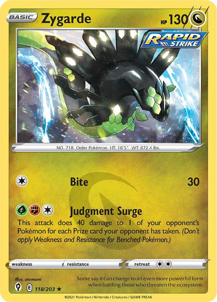 Zygarde (118/203) [Sword & Shield: Evolving Skies] | The Gaming-Verse