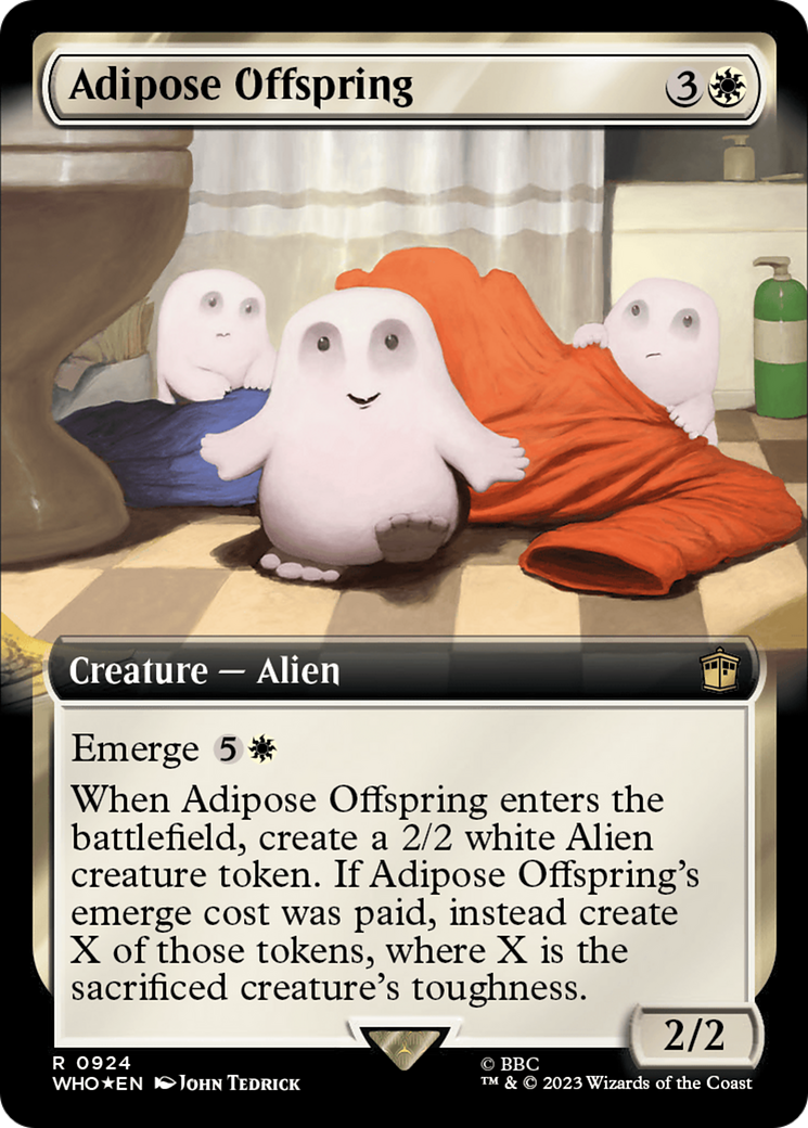 Adipose Offspring (Extended Art) (Surge Foil) [Doctor Who] | The Gaming-Verse