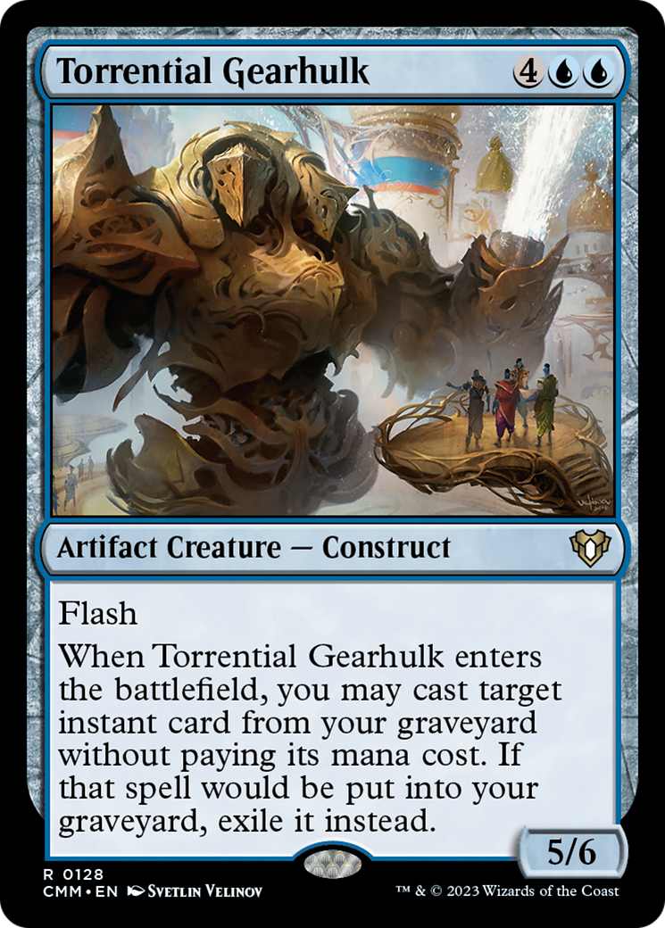 Torrential Gearhulk [Commander Masters] | The Gaming-Verse