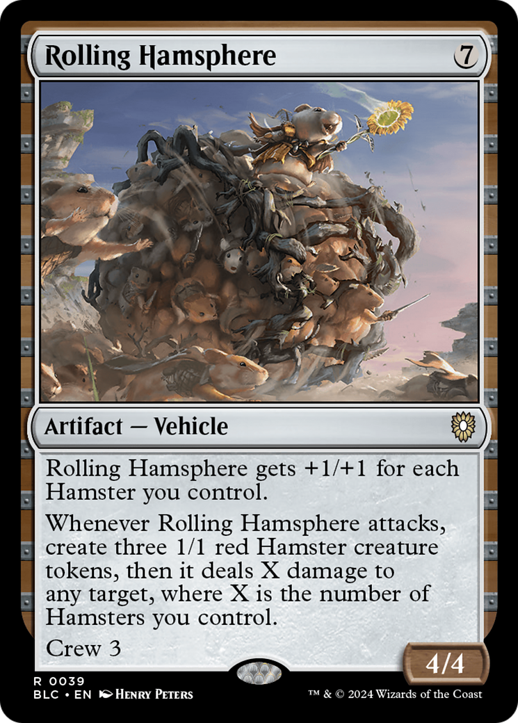 Rolling Hamsphere [Bloomburrow Commander] | The Gaming-Verse