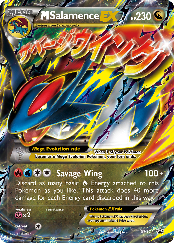 M Salamence EX (XY171) [XY: Black Star Promos] | The Gaming-Verse