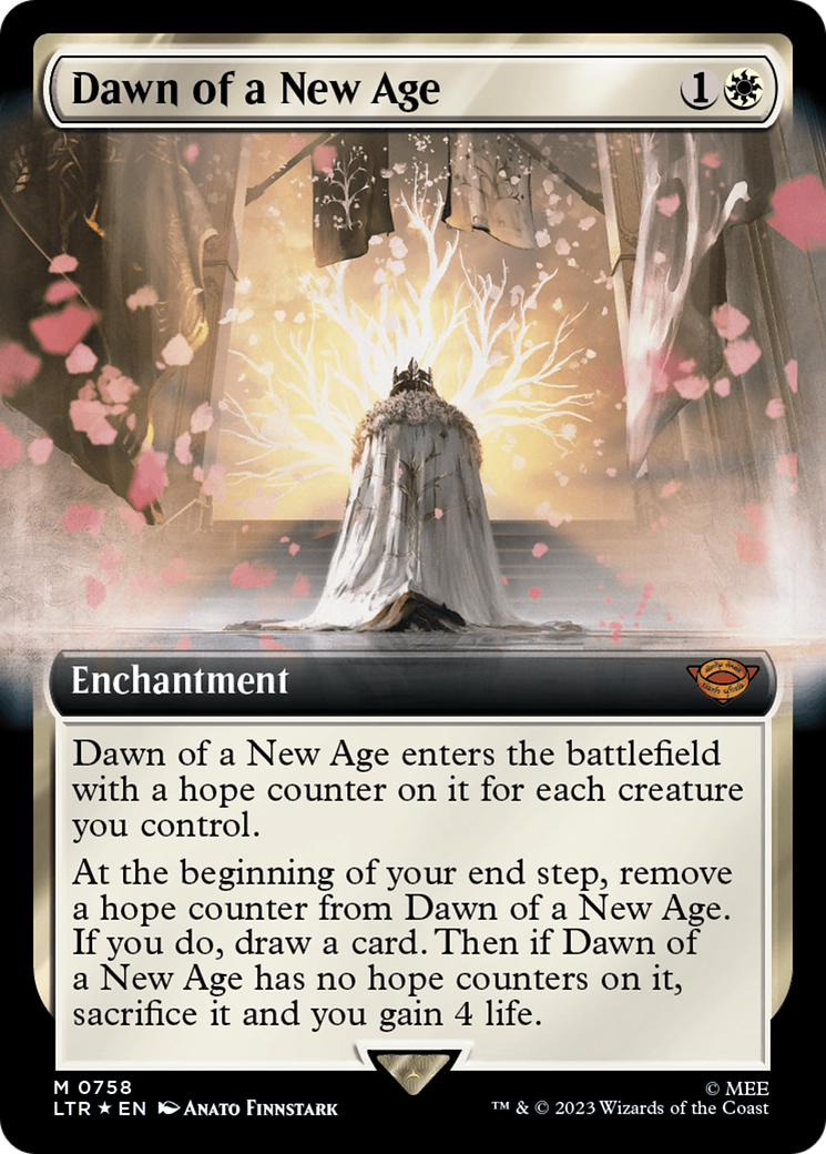 Dawn of a New Age (Extended Art) (Surge Foil) [The Lord of the Rings: Tales of Middle-Earth] | The Gaming-Verse