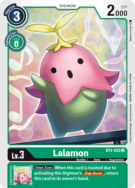 Lalamon [BT4-052] [Great Legend] | The Gaming-Verse