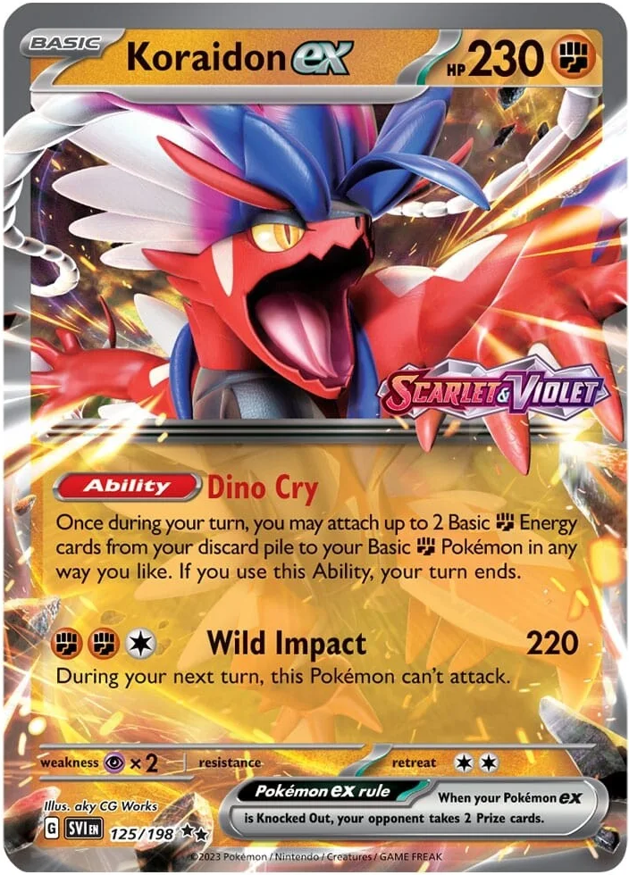 Koraidon ex (125/198) (Stamped) [Scarlet & Violet: Base Set] | The Gaming-Verse