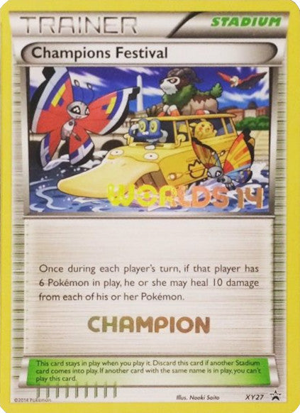 Champions Festival (XY27) (2014 Champion) [XY: Black Star Promos] | The Gaming-Verse